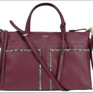 Tahari Skyler Leather Satchel